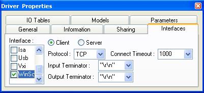 Screenshot: Enabling the WinSock interface for your EMAIL driver. Screenshot: Enabling the WinSock interface for your EMAIL driver.